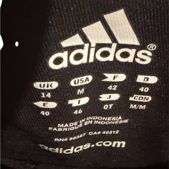 Adidas W  Mid Flare Leggings BlkBlk  Sz14 Excellent inseam 30 Elastic&Drawstring - Picture 3 of 4